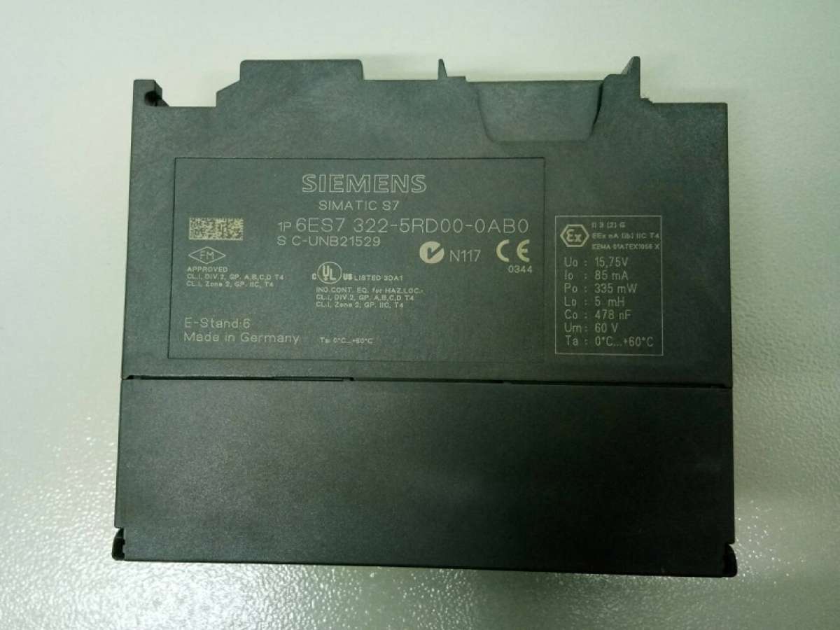 PLC / CONTROLLER - 6ES7322-5RD00-0AB0 / SIMATIC S7, DIGITA OUTPUTL SM 322, OPTICALLY ISOLATED, 4 DO, 15V / 20MA